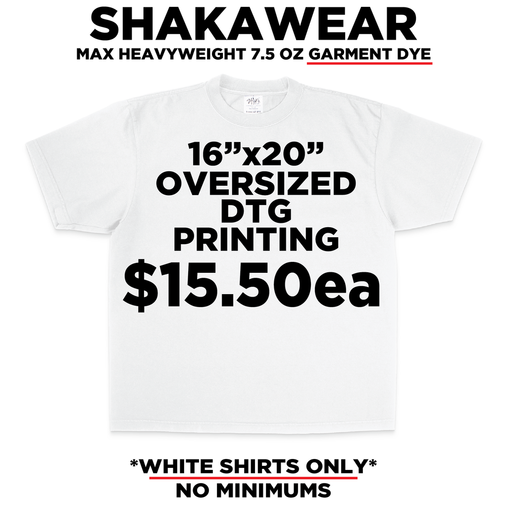 Shaka Wear Designer Garment Dye Black T-Shirt